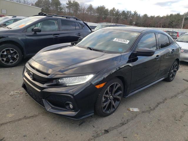 SHHFK7H94HU425183 - 2017 HONDA CIVIC SPORT TOURING BLACK photo 1