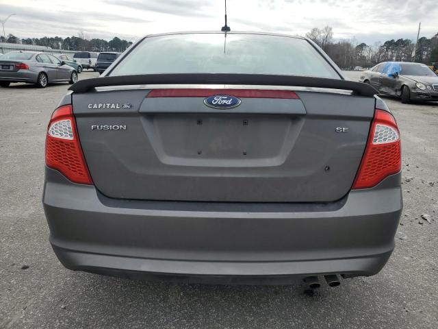 3FAHP0HA5CR406314 - 2012 FORD FUSION SE CHARCOAL photo 6