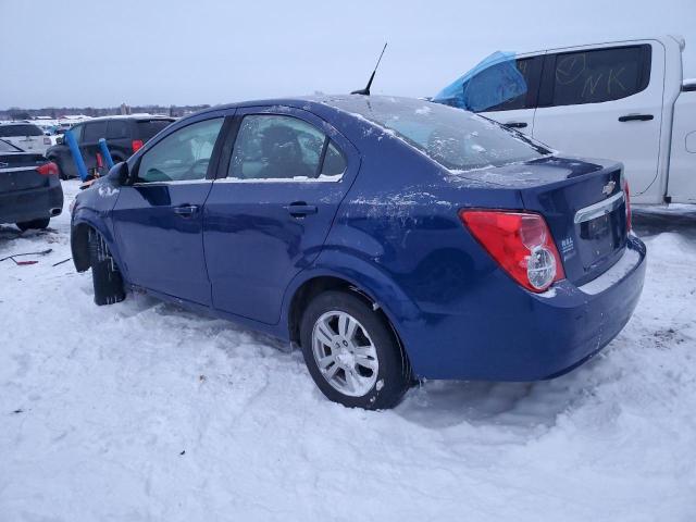 1G1JC5SH3E4169465 - 2014 CHEVROLET SONIC LT BLUE photo 2