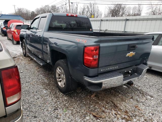 1GCVKREC7EZ302427 - 2014 CHEVROLET SILVERADO K1500 LT BLUE photo 2