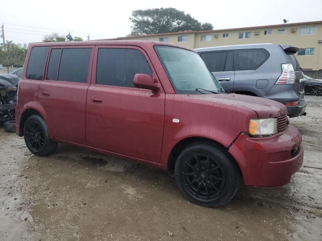 JTLKT324164083798 - 2006 TOYOTA SCION XB BURGUNDY photo 4