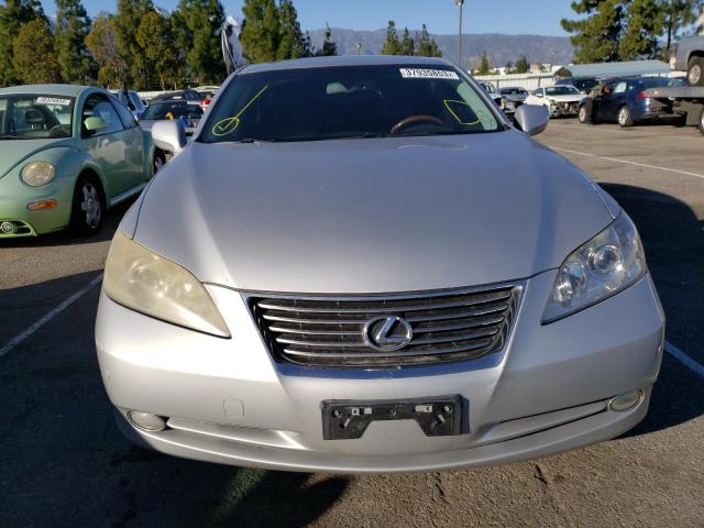 JTHBJ46G572115112 - 2007 LEXUS ES 350 SILVER photo 5