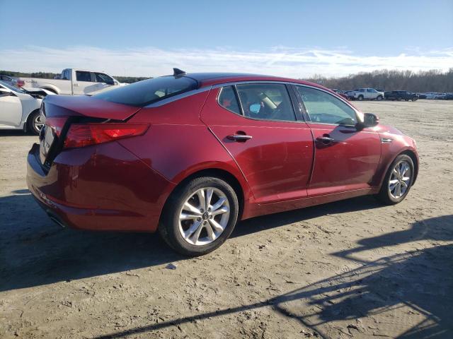 KNAGN4A72B5109954 - 2011 KIA OPTIMA EX MAROON photo 3