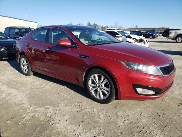 KNAGN4A72B5109954 - 2011 KIA OPTIMA EX MAROON photo 4