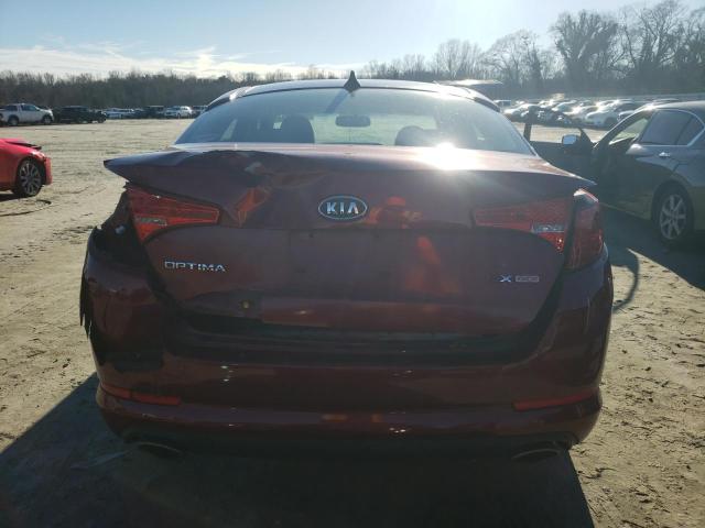 KNAGN4A72B5109954 - 2011 KIA OPTIMA EX MAROON photo 6