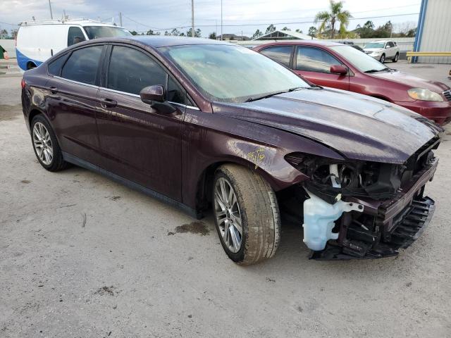 3FA6P0G78DR356894 - 2013 FORD FUSION S MAROON photo 4