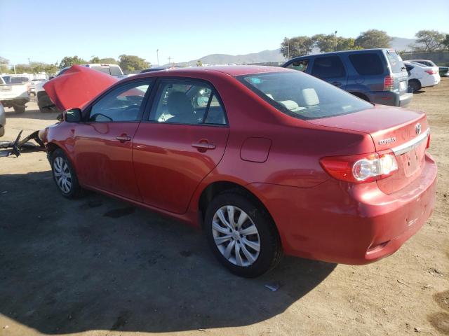 2T1BU4EE0CC809954 - 2012 TOYOTA COROLLA BASE BURGUNDY photo 2