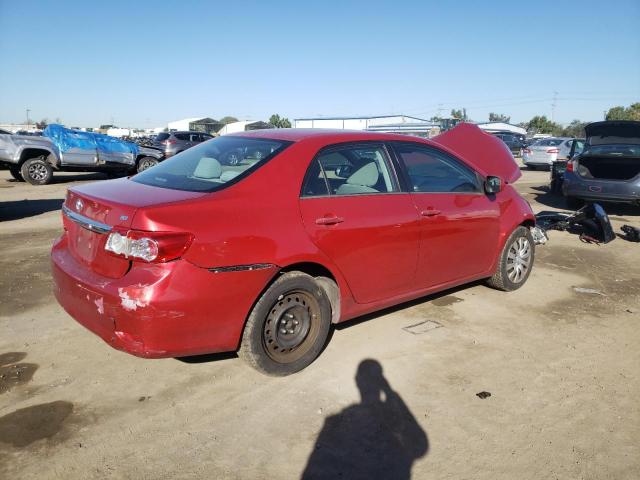 2T1BU4EE0CC809954 - 2012 TOYOTA COROLLA BASE BURGUNDY photo 3