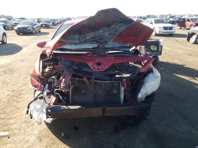 2T1BU4EE0CC809954 - 2012 TOYOTA COROLLA BASE BURGUNDY photo 5