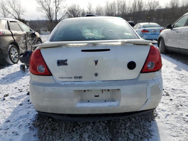 1G2ZG57B294138947 - 2009 PONTIAC G6 WHITE photo 6