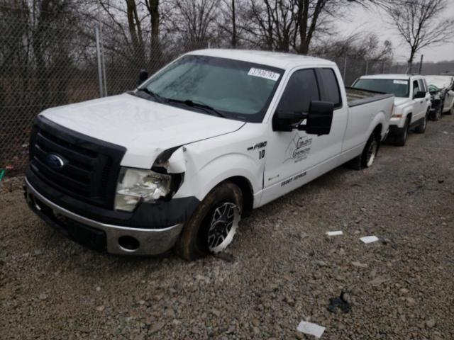 1FTVX1CT3CKD25151 - 2012 FORD F150 SUPER CAB WHITE photo 1