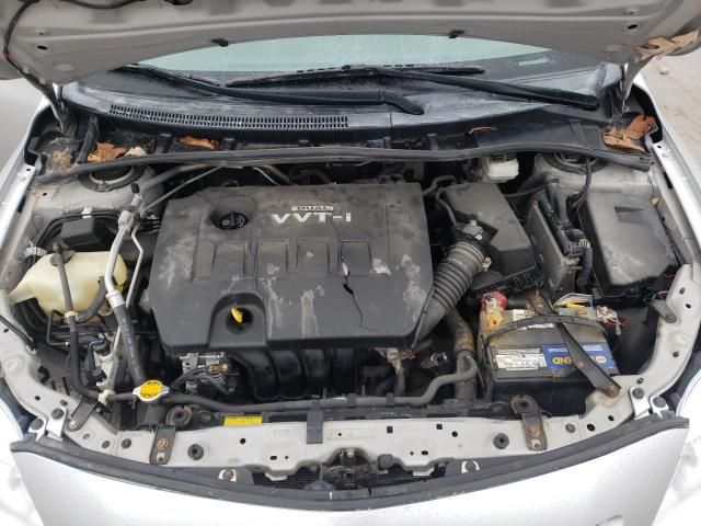 1NXBU4EE7AZ236871 - 2010 TOYOTA COROLLA LE BASE GRAY photo 11