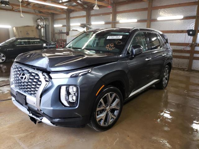 KM8R3DHE9LU092966 - 2020 HYUNDAI PALISADE SEL BLUE photo 1