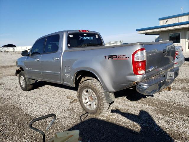 5TBDT44196S505505 - 2006 TOYOTA TUNDRA DOUBLE CAB SR5 SILVER photo 2