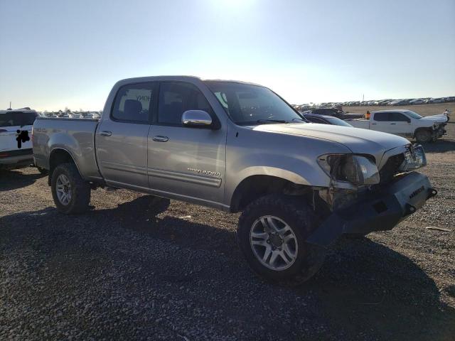 5TBDT44196S505505 - 2006 TOYOTA TUNDRA DOUBLE CAB SR5 SILVER photo 4