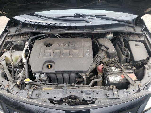 2T1BU4EE2BC605932 - 2011 TOYOTA COROLLA BASE BLACK photo 11