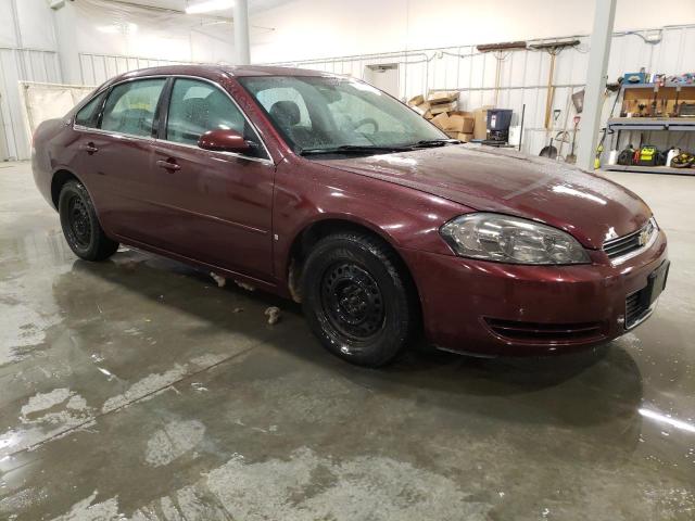 2G1WB58N679292277 - 2007 CHEVROLET IMPALA LS BURGUNDY photo 4