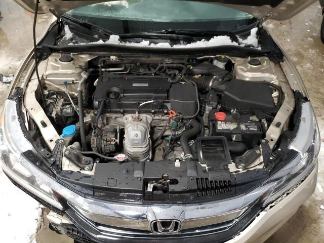 1HGCR2F35HA010465 - 2017 HONDA ACCORD LX BEIGE photo 11