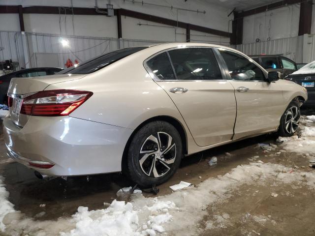 1HGCR2F35HA010465 - 2017 HONDA ACCORD LX BEIGE photo 3