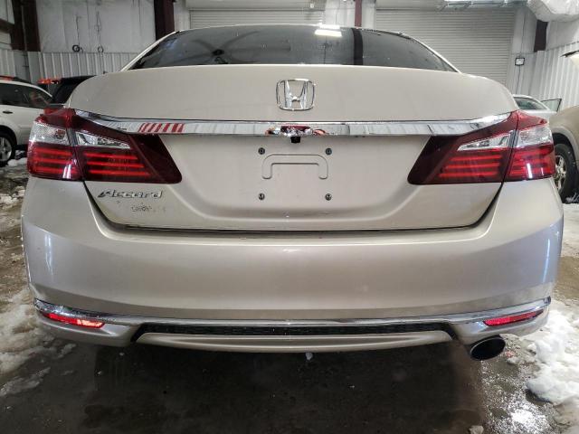 1HGCR2F35HA010465 - 2017 HONDA ACCORD LX BEIGE photo 6