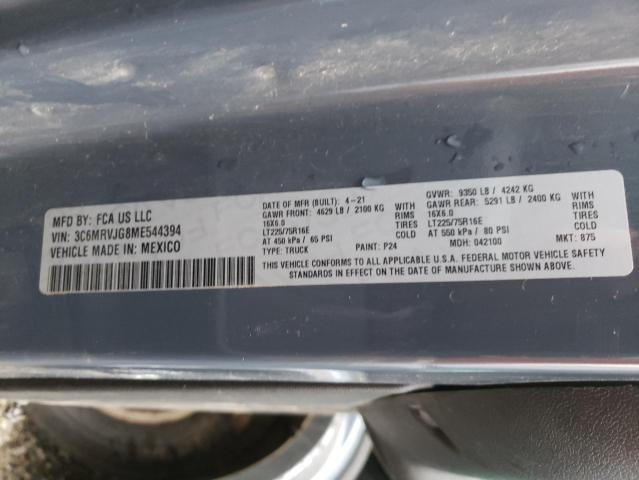 3C6MRVJG8ME544394 - 2021 RAM PROMASTER 3500 HIGH Mavi foto 14