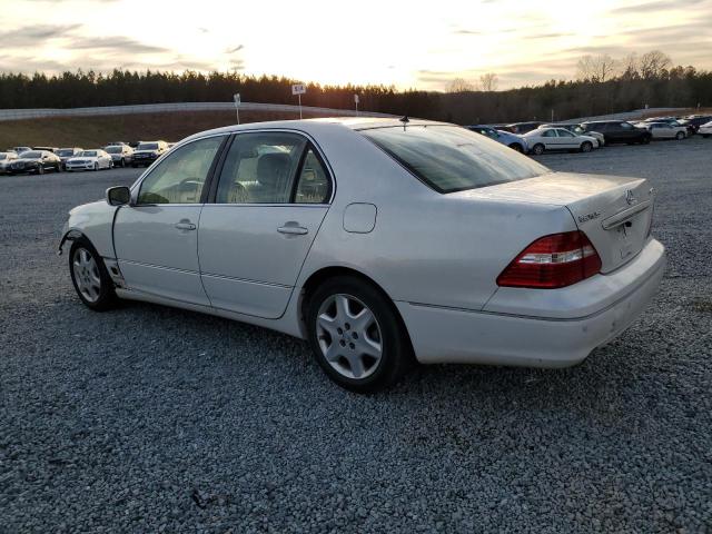 JTHBN36F040126127 - 2004 LEXUS LS 430 WHITE photo 2