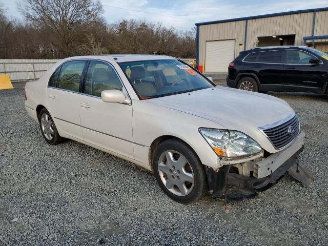 JTHBN36F040126127 - 2004 LEXUS LS 430 WHITE photo 4