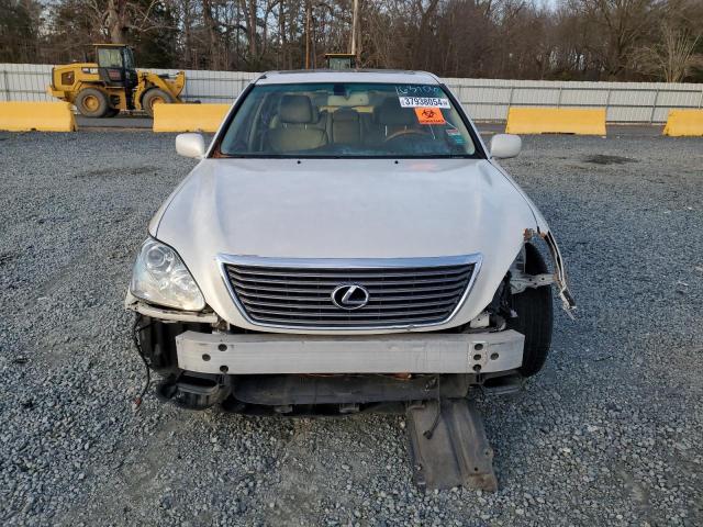 JTHBN36F040126127 - 2004 LEXUS LS 430 WHITE photo 5