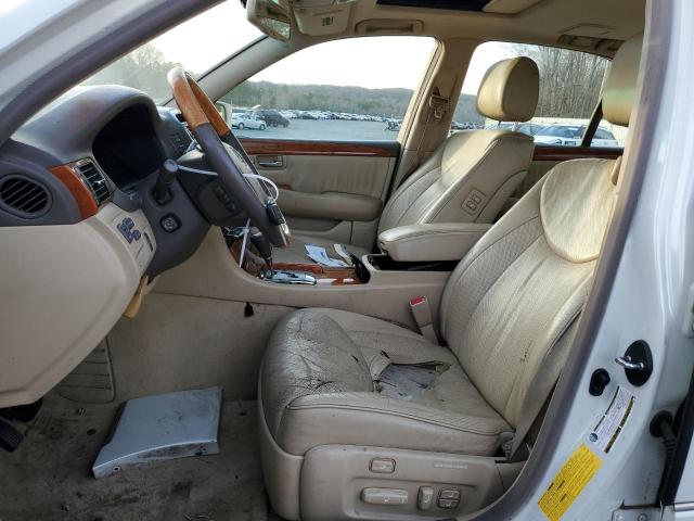 JTHBN36F040126127 - 2004 LEXUS LS 430 WHITE photo 7