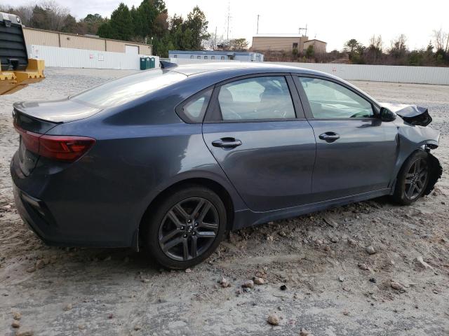 3KPF34AD2ME298011 - 2021 KIA FORTE GT LINE GRAY photo 3