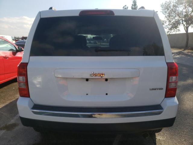 1C4NJPCB9ED805570 - 2014 JEEP PATRIOT LIMITED WHITE photo 6