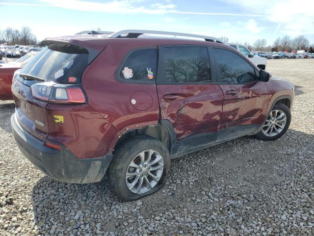 1C4PJLCB5LD641801 - 2020 JEEP CHEROKEE LATITUDE BURGUNDY photo 3