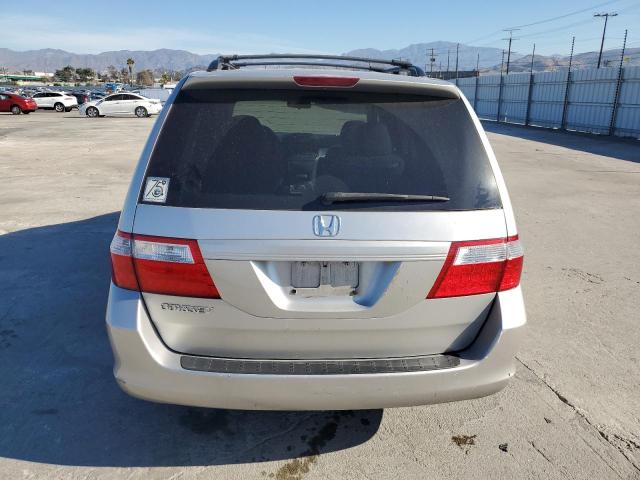 5FNRL38447B420573 - 2007 HONDA ODYSSEY EX SILVER photo 6