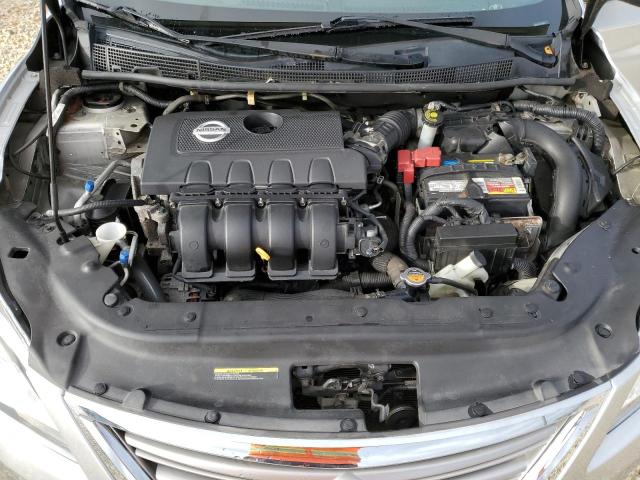 3N1AB7AP1EY250639 - 2014 NISSAN SENTRA S SILVER photo 11