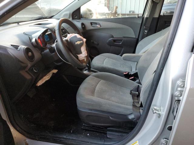 1G1JA6SH2C4100470 - 2012 CHEVROLET SONIC LS GRAY photo 7