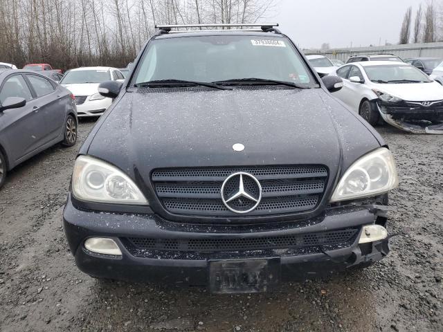 4JGAB57E14A467601 - 2004 MERCEDES-BENZ ML 350 BLACK photo 5