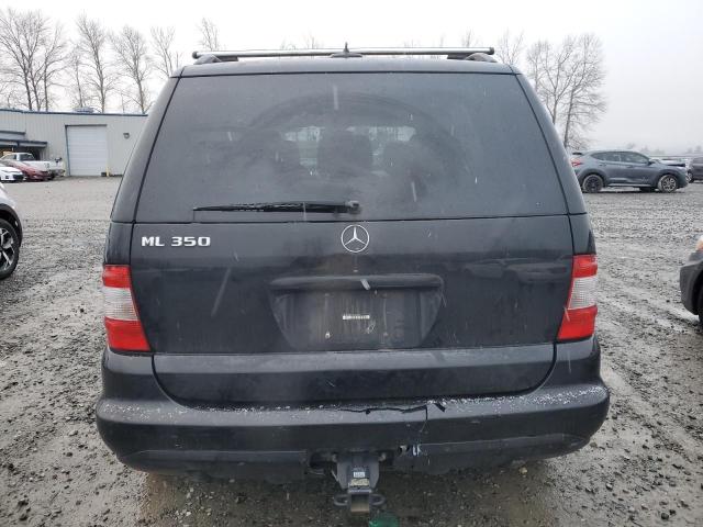 4JGAB57E14A467601 - 2004 MERCEDES-BENZ ML 350 BLACK photo 6