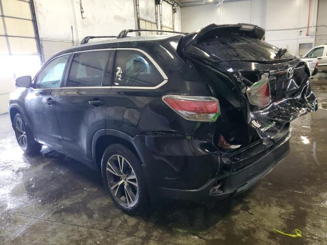 5TDJKRFH8GS260346 - 2016 TOYOTA HIGHLANDER XLE Qara foto 2