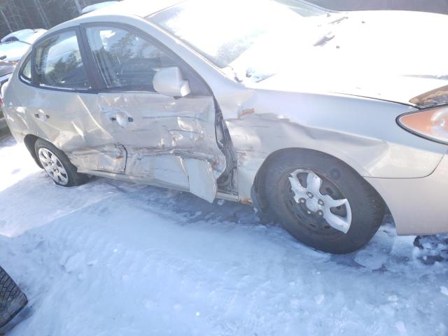 KMHDU45D47U018539 - 2007 HYUNDAI ELANTRA GL BEIGE photo 12