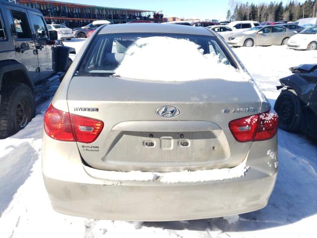 KMHDU45D47U018539 - 2007 HYUNDAI ELANTRA GL BEIGE photo 6