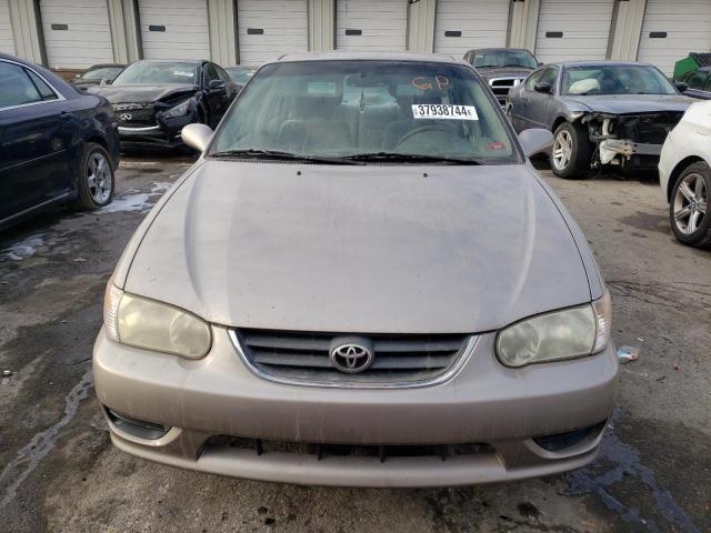 2T1BR12E61C445301 - 2001 TOYOTA COROLLA CE TAN photo 5