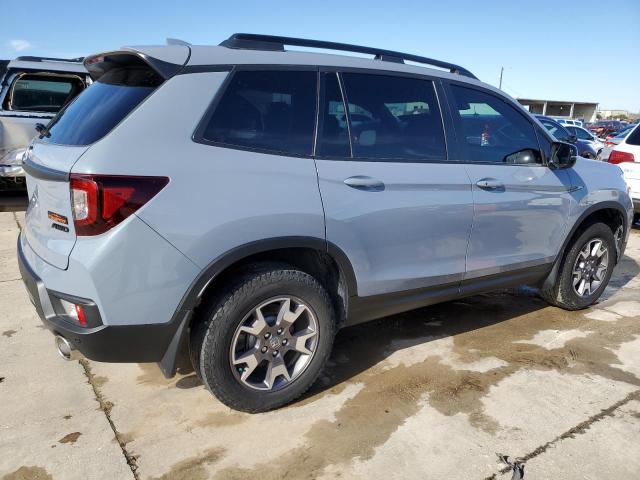 5FNYF8H61NB023241 - 2022 HONDA PASSPORT TRAIL SPORT GRAY photo 3