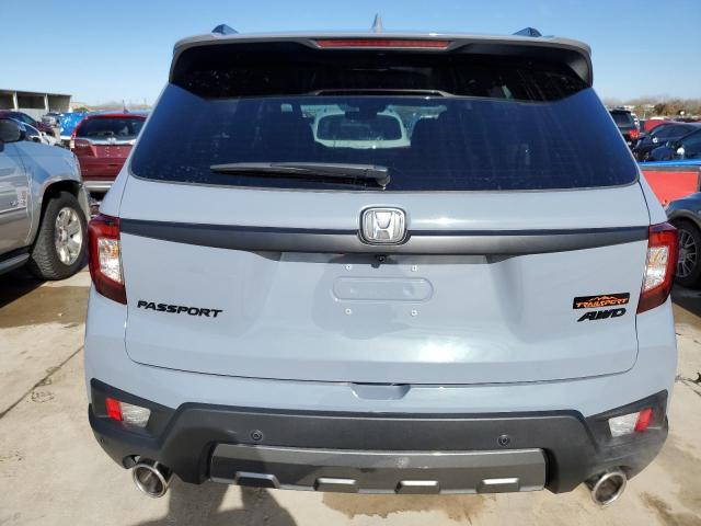 5FNYF8H61NB023241 - 2022 HONDA PASSPORT TRAIL SPORT GRAY photo 6