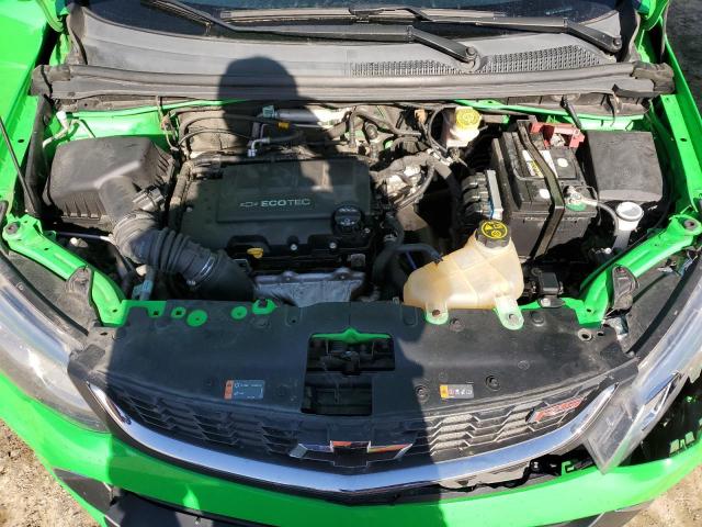 1G1JD6SB6H4149536 - 2017 CHEVROLET SONIC LT GREEN photo 11