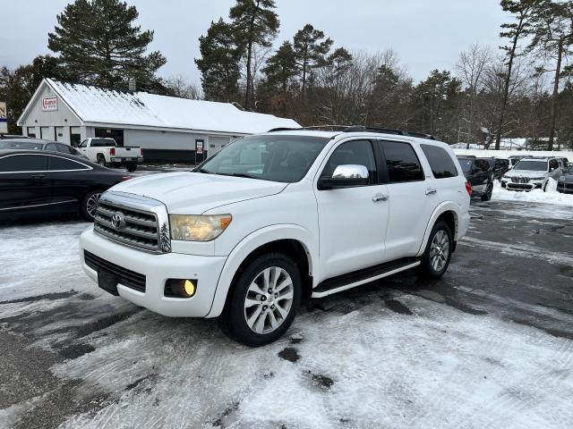 5TDBY68AX8S022291 - 2008 TOYOTA SEQUOIA LIMITED WHITE photo 1