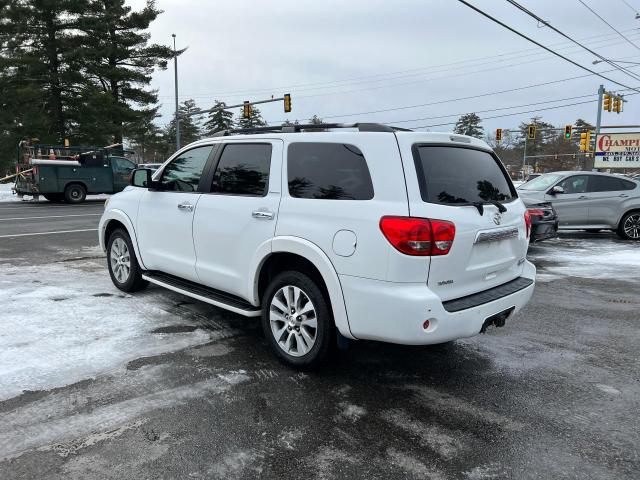 5TDBY68AX8S022291 - 2008 TOYOTA SEQUOIA LIMITED WHITE photo 3