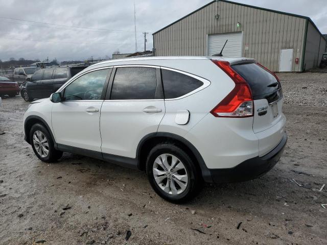 5J6RM4H75DL021574 - 2013 HONDA CR-V EXL WHITE photo 2