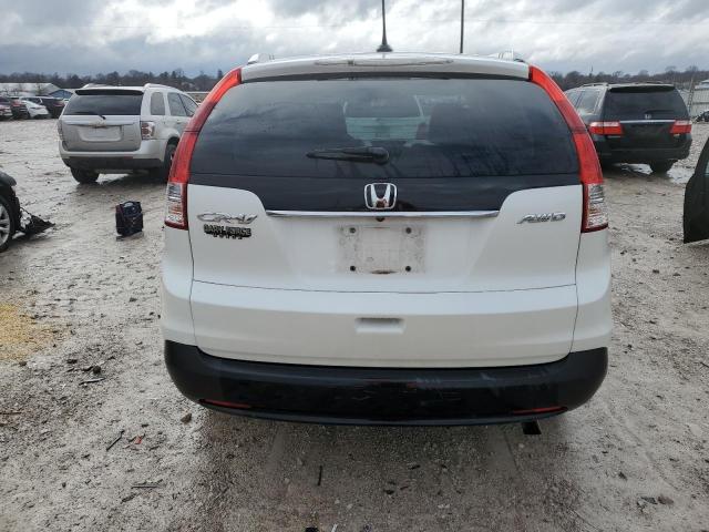 5J6RM4H75DL021574 - 2013 HONDA CR-V EXL WHITE photo 6