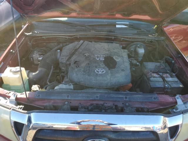 3TMJU62N47M044854 - 2007 TOYOTA TACOMA DOUBLE CAB PRERUNNER RED photo 11