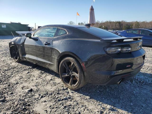 1G1FH1R73K0138989 - 2019 CHEVROLET CAMARO SS BLACK photo 2